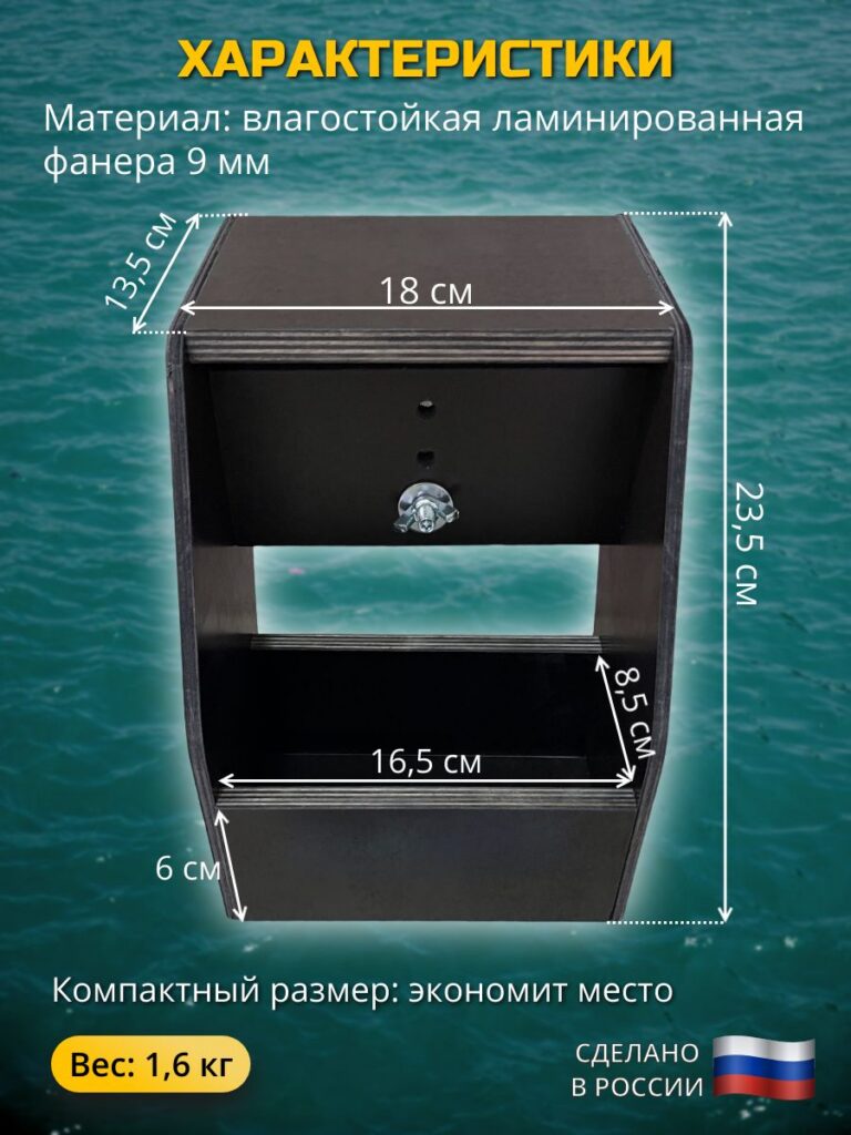 Подставка-под-эхолот-с-аккумулятором-на-лик-паз-на-ПВХ-лодки