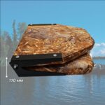 Кресло-в-лодку-ПВХ-складное-Камыш-с-поворотным-механизмом-на-подшипниках