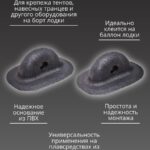 Шайбы-леера-для-лодок-ПВХ-рым-леерный-2-шт