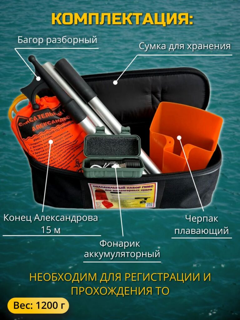 Спасательный-набор-ГИМС-на-ликтрос-лодки-для-маломерных-судов