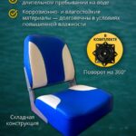 Кресло-в-лодку-пвх-складное-с-поворотным-механизмом-сине-белое