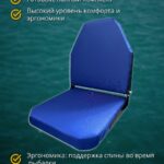 Комплект-кресла-в-лодку-ПВХ-с-опорой-и-поворотным-механизмом-Синий